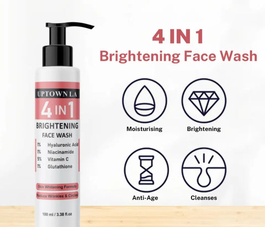 Brightening face wash